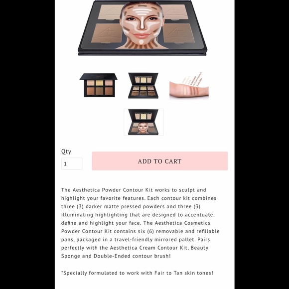 ⚡️ Aesthetica Pressed Powder Contour Kit - Picture 5 of 5